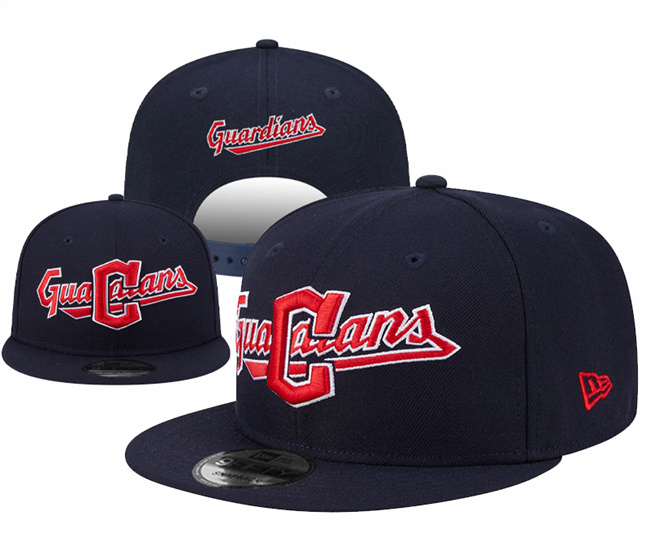 Cleveland Guardians Stitched Snapback Hats 009